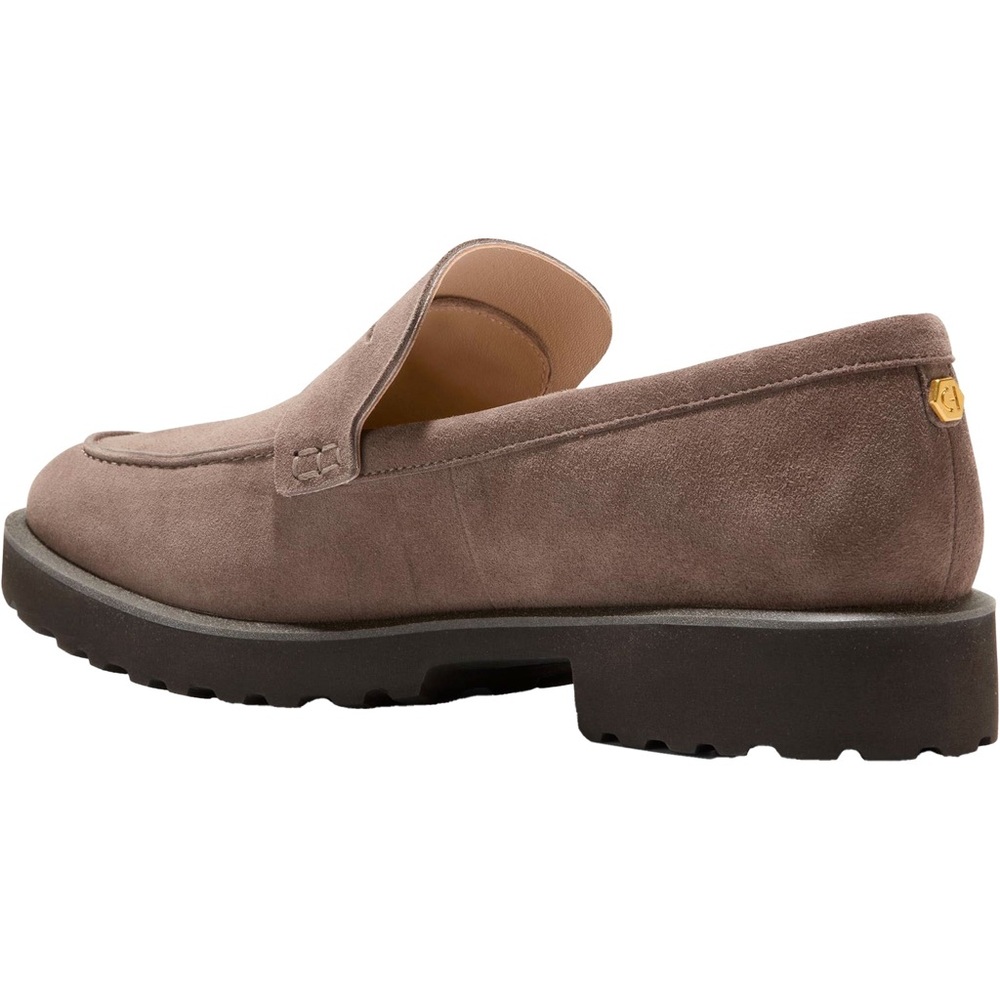 Cole Haan Geneva Lug Sole Loafers Lava Brown Suede Platform Flats Women’s Size 8 - Picture 4 of 12